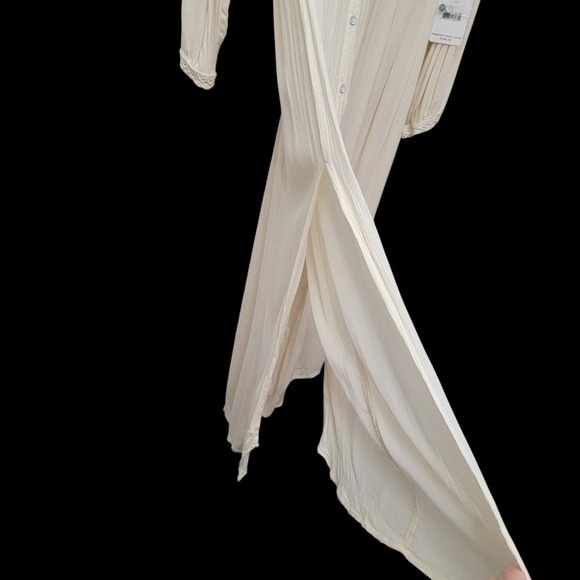 Free‎ People Fine And Mellow Blouse Long Dress Boho Upcycle DIY Victorian Ghost - Picture 8 of 16